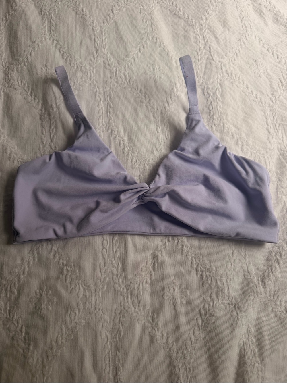 Gymshark Lavender Twist-Front Bralette small
